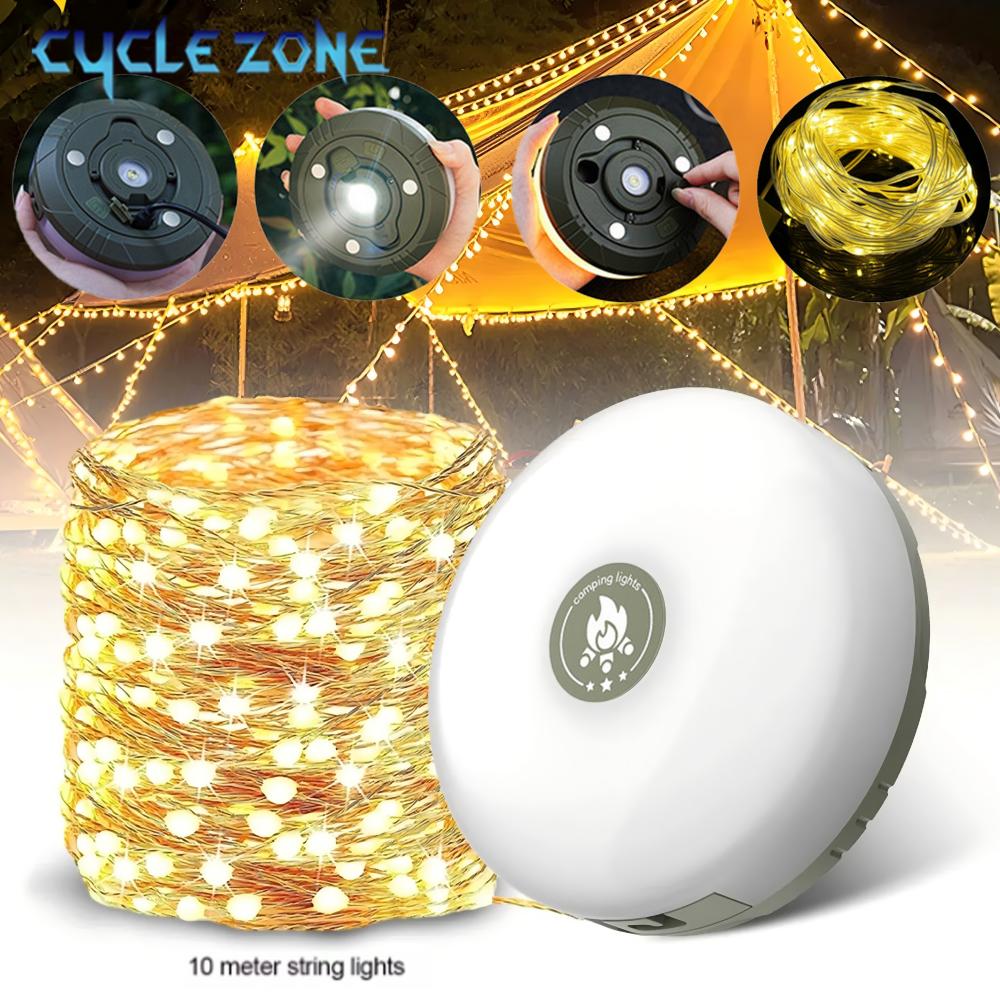 Outdoor Adventure Zone - LED Camping Lamp with Reel Strip