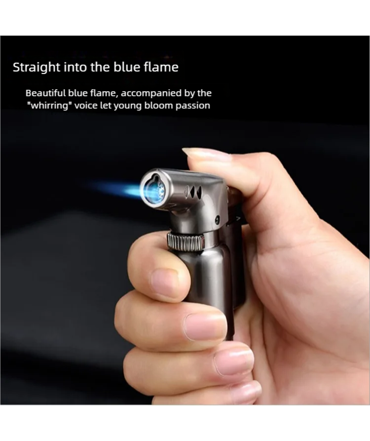 Fire Piston Starter - All metal fixed flame lighter, flamethrower,