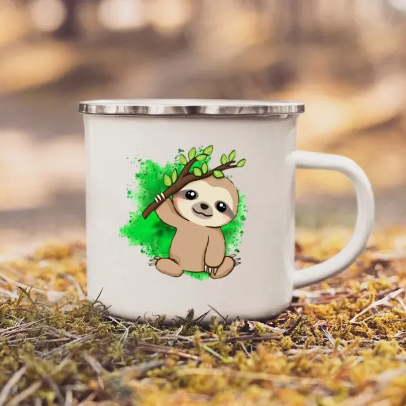 Outdoor Adventure Walks - Coffee Mugs Take It Sloth Enamel