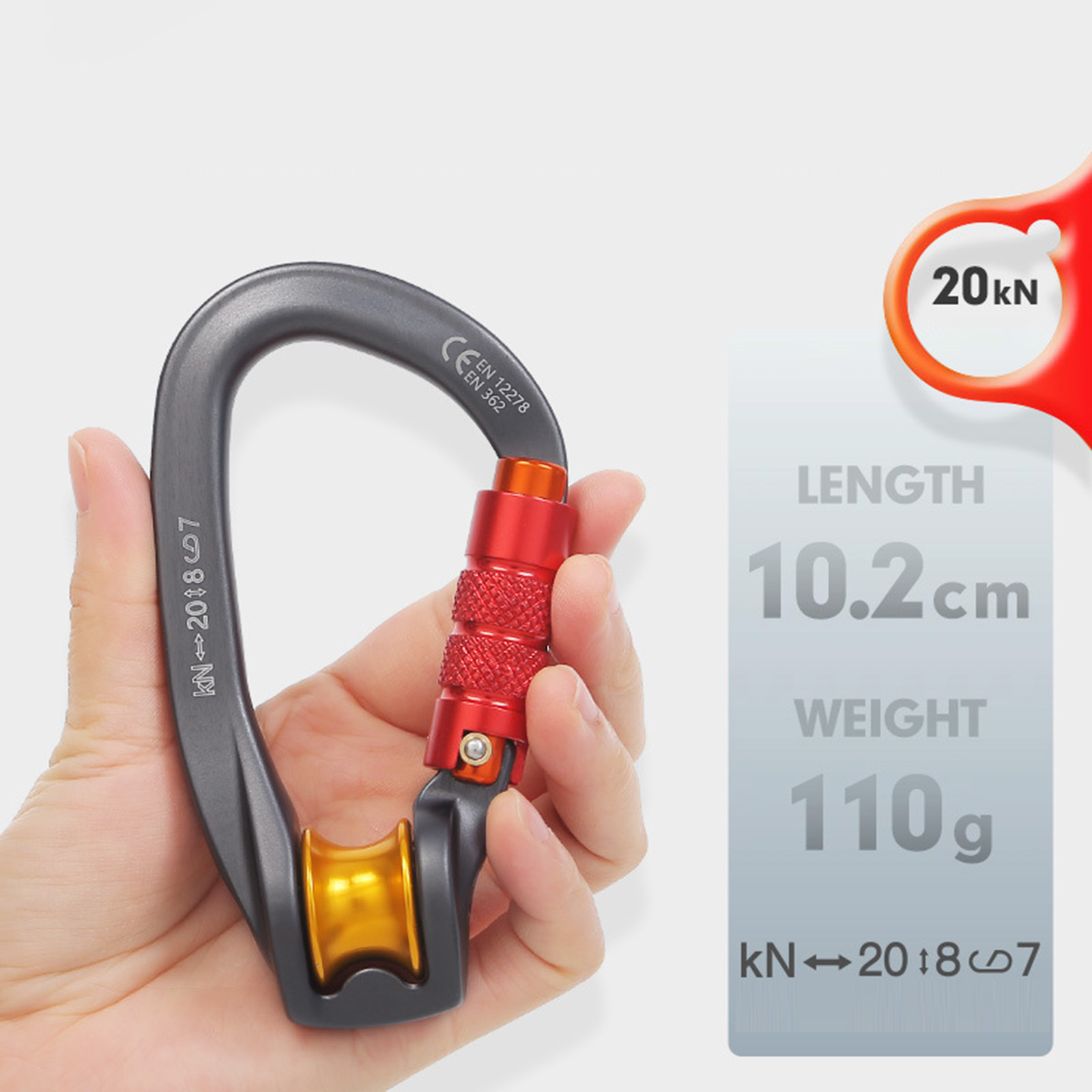 Locking Carabiner Mountaineeri - Carabiner Locking D 评论和价格