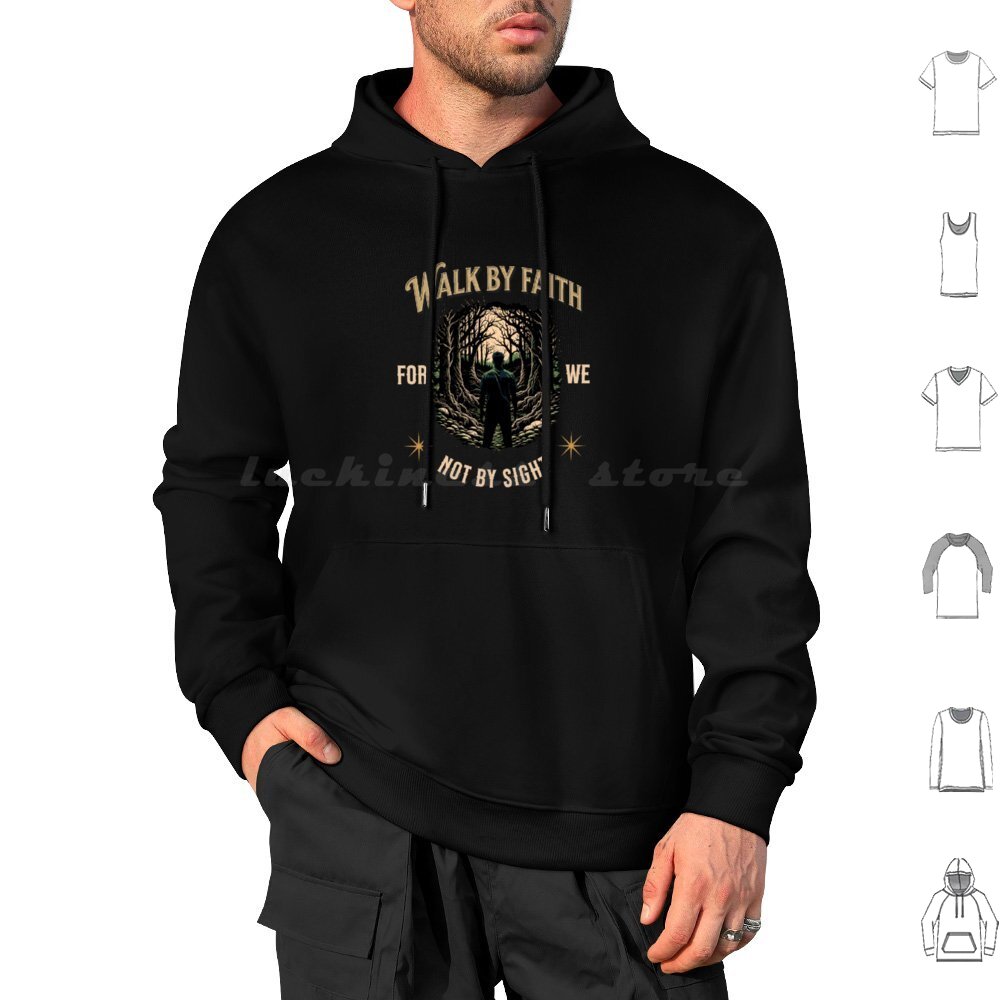 Walk By Faith Christian Hoodie - Outdoor Adventure Walks 评论和价格