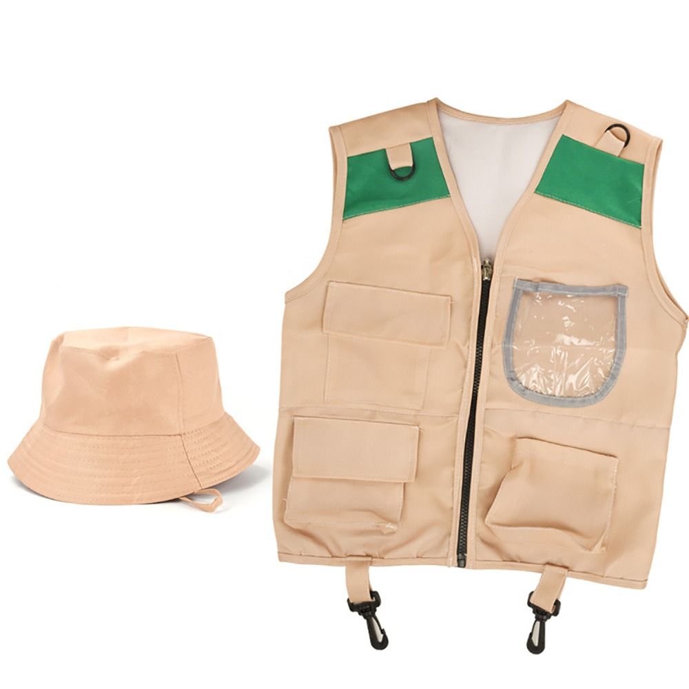 Multicolor Explorer Hat Vest D - Outdoor Adventure Kit For Kids 评论和价格