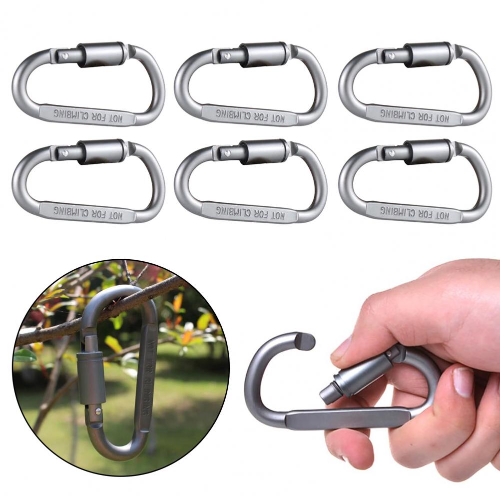 Mini Carabiner Clips 6pcs Lock - Carabiner Locking D 评论和价格