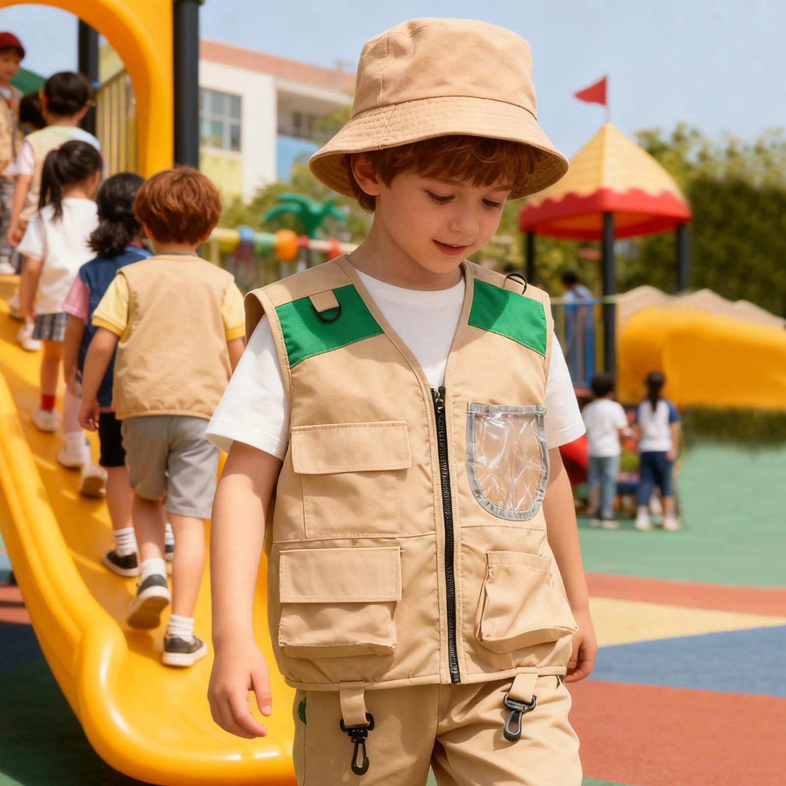 Kids Explorer Vest and Hat Hal - Outdoor Adventure Kit For Kids 评论和价格