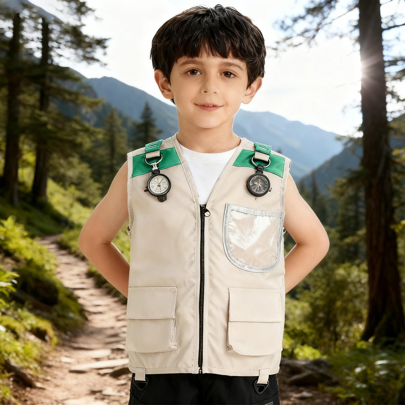 Kids Explorer Vest Costume Saf - Outdoor Adventure Kit For Kids 评论和价格