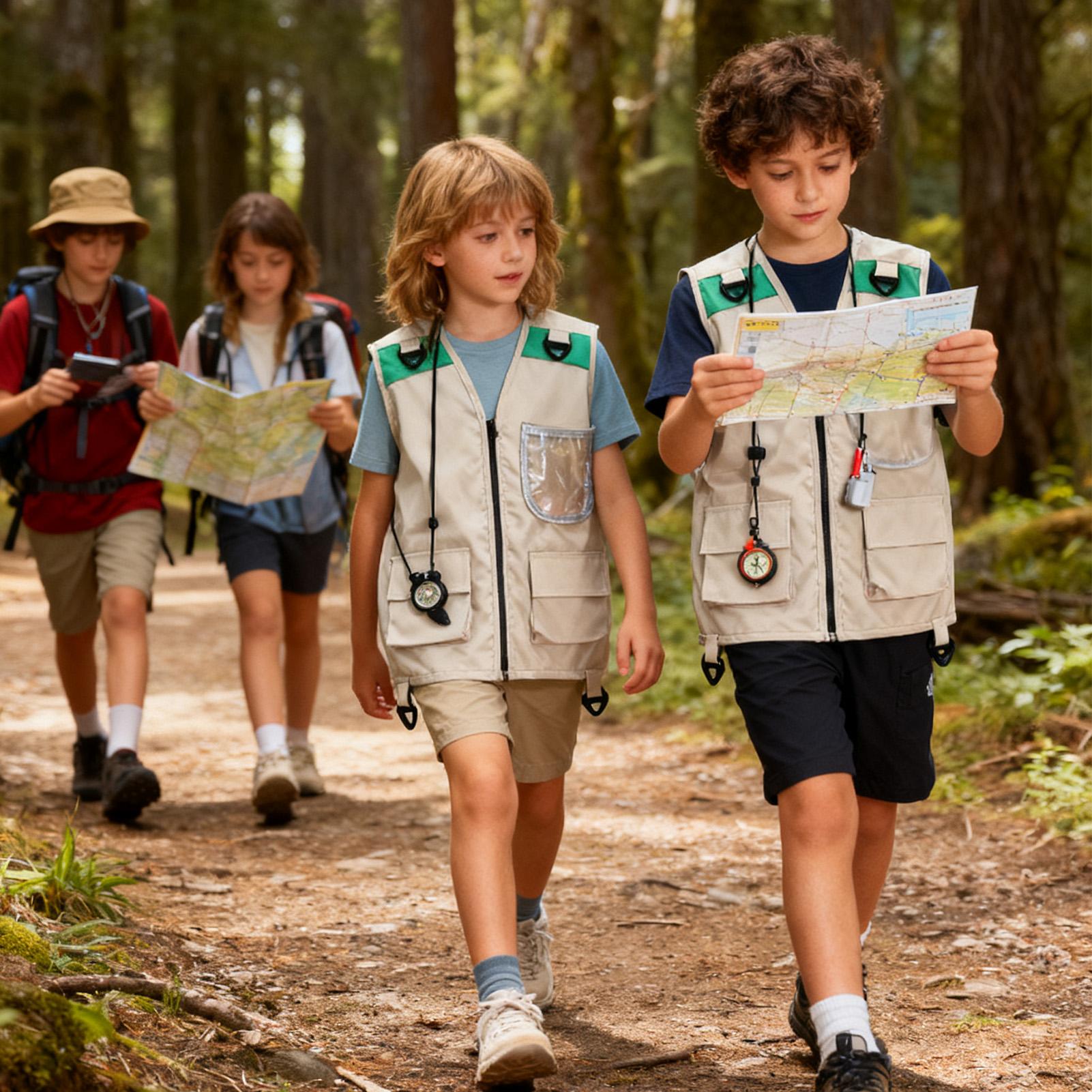 Kids Explorer Vest Costume Saf - Outdoor Adventure Kit For Kids 评论和价格