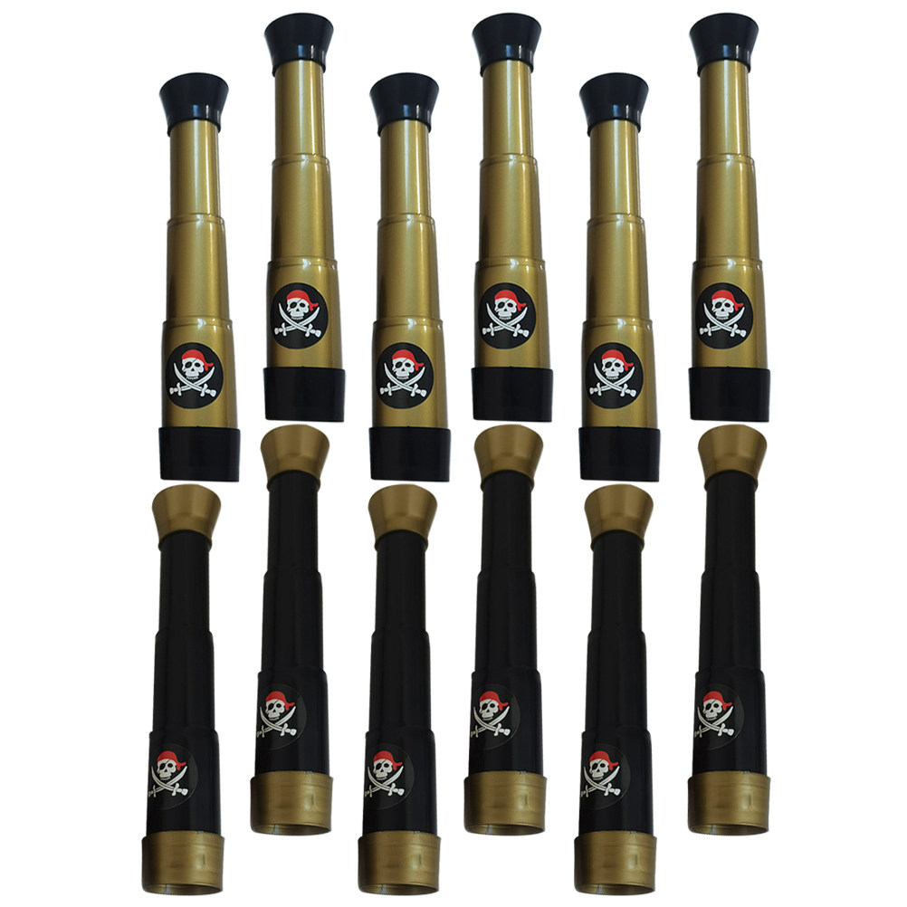 12Pcs Kids Pirate Telescope Se - Outdoor Adventure Kit For Kids 评论和价格