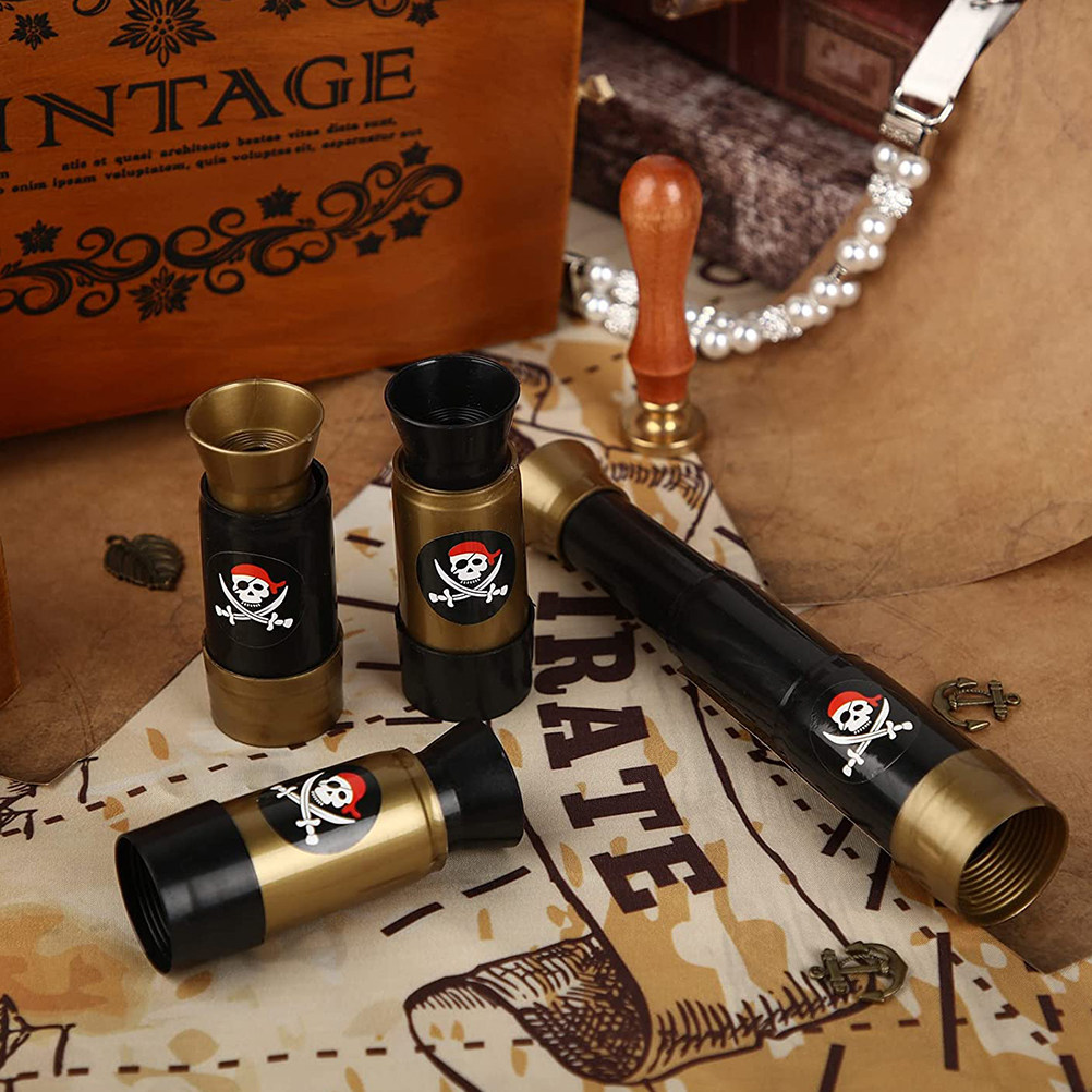 12Pcs Kids Pirate Telescope Se - Outdoor Adventure Kit For Kids 评论和价格