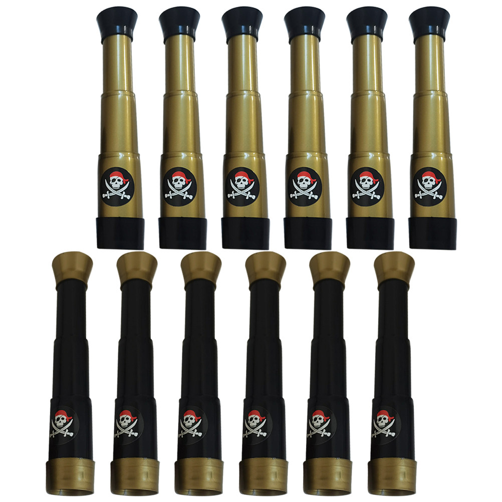 12Pcs Kids Pirate Telescope Se - Outdoor Adventure Kit For Kids 评论和价格