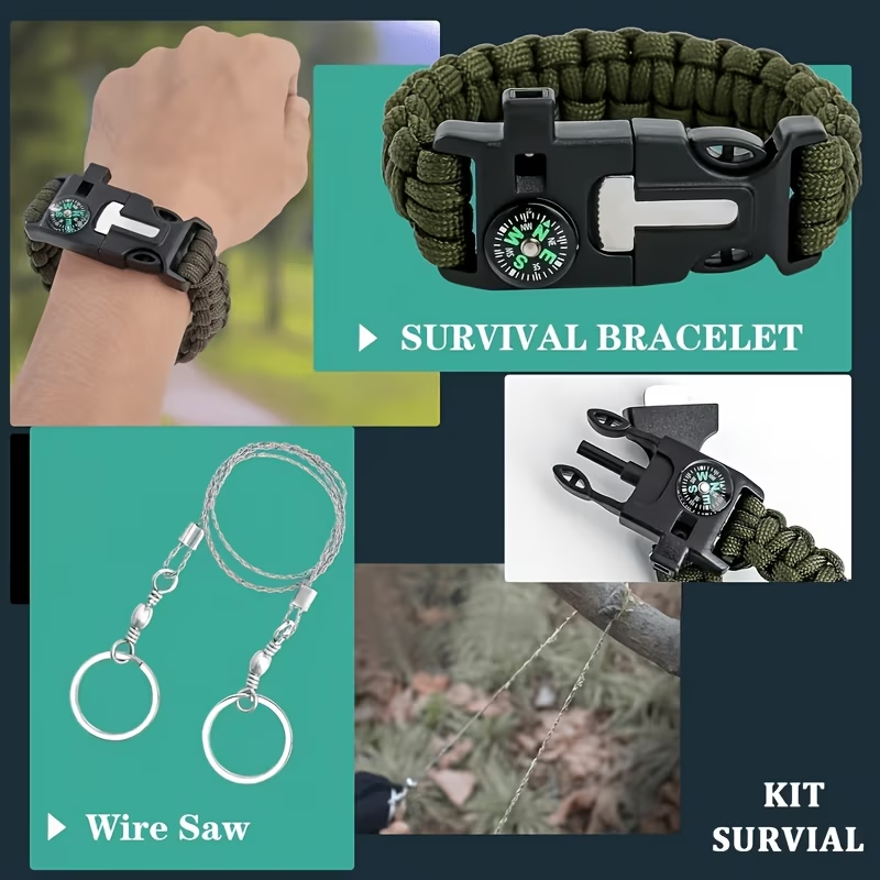 242 Survival Kit for Outdoor A - Outdoor Adventure And Travel 评论和价格