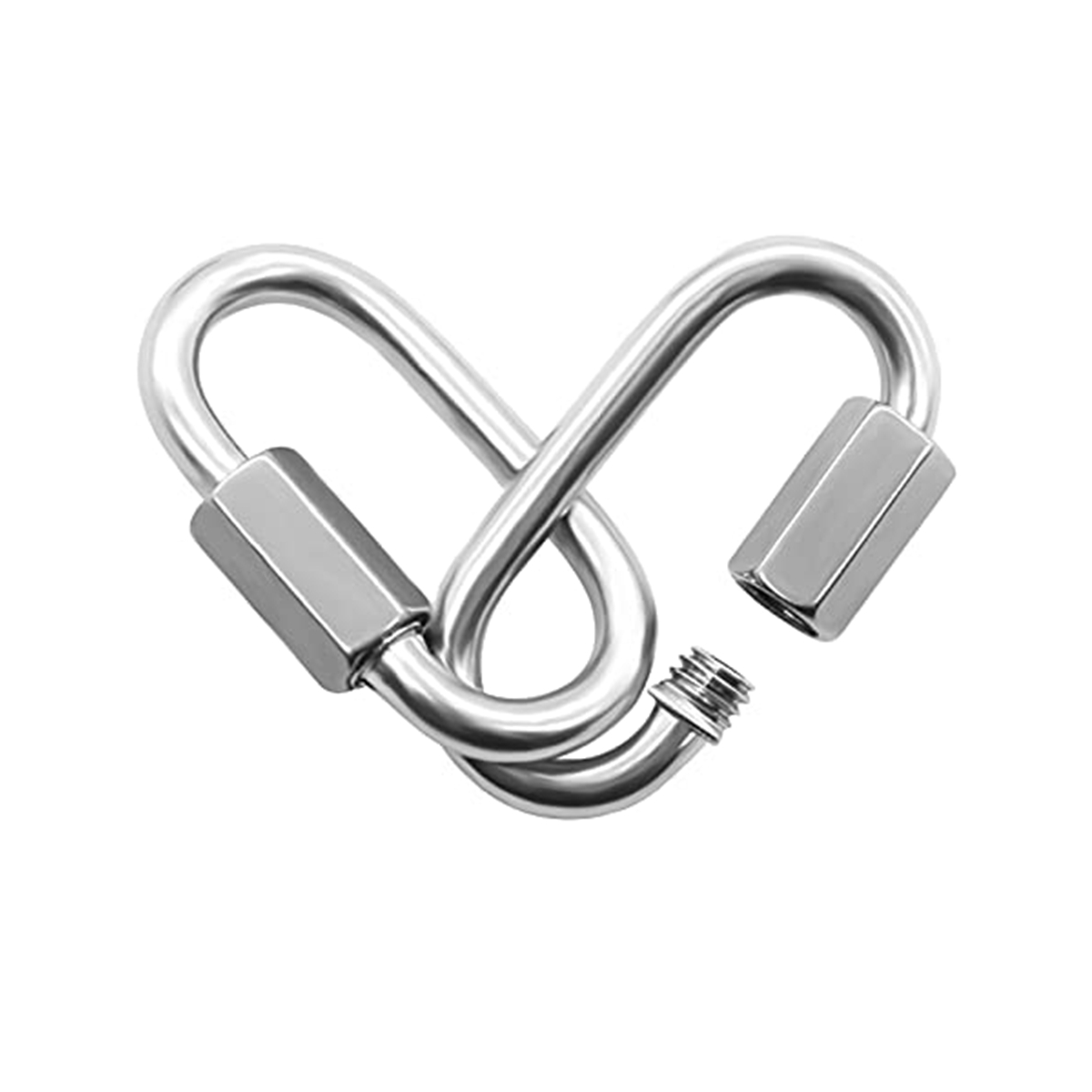 12 Pack Quick Link 5/32 Inch H - Carabiner Locking D 评论和价格