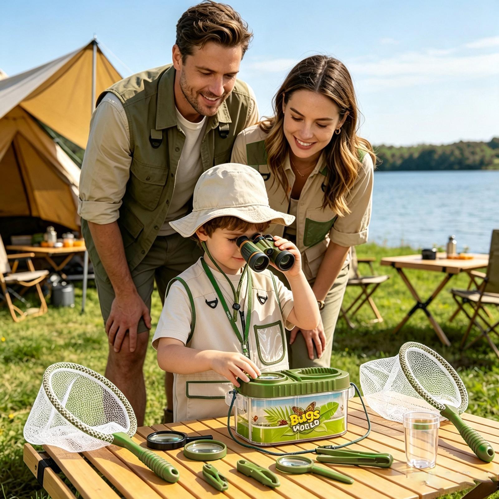 Kids Adventure Kit With Magnif - Outdoor Adventure Kit For Kids 评论和价格
