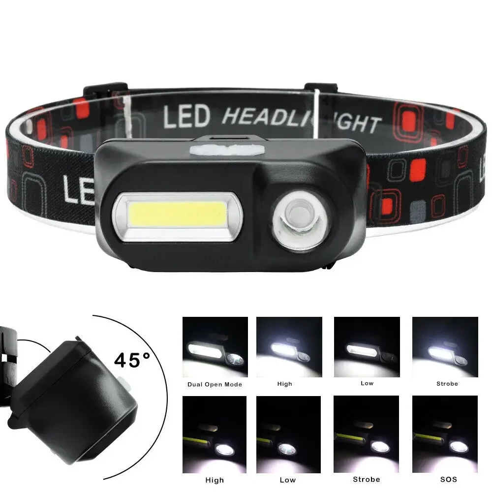 XPE+COB Mini Headlight Recharg - Outdoor Adventure Zone 评论和价格