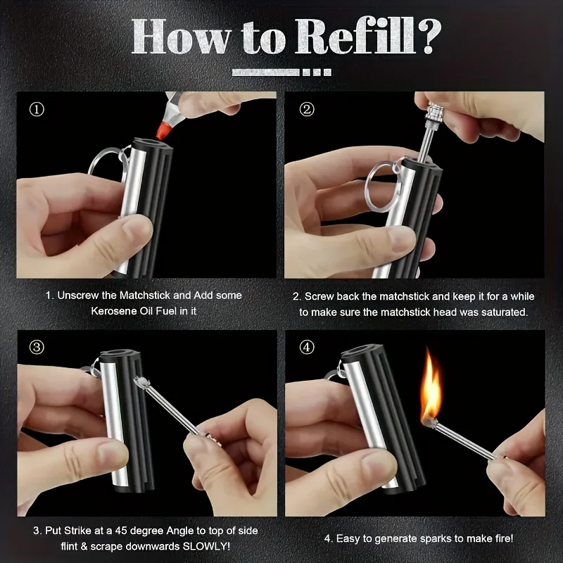 Piston-style Survival Fire Sta - Fire Piston Starter 评论和价格