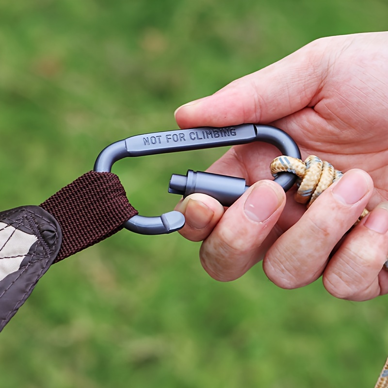 1/4pcs Aluminum Alloy Carabine - Carabiner Locking D 评论和价格
