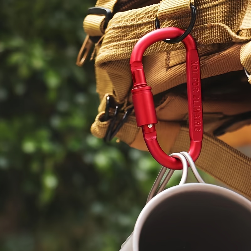 1/4pcs Aluminum Alloy Carabine - Carabiner Locking D 评论和价格