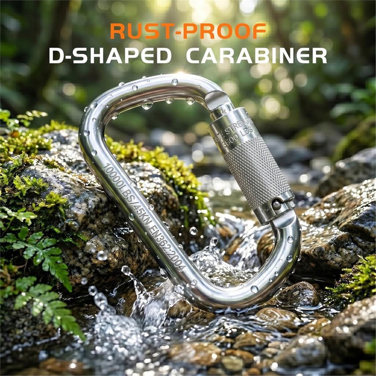 (A99Z) 45kN Auto Locking Carab - Carabiner Locking D 评论和价格