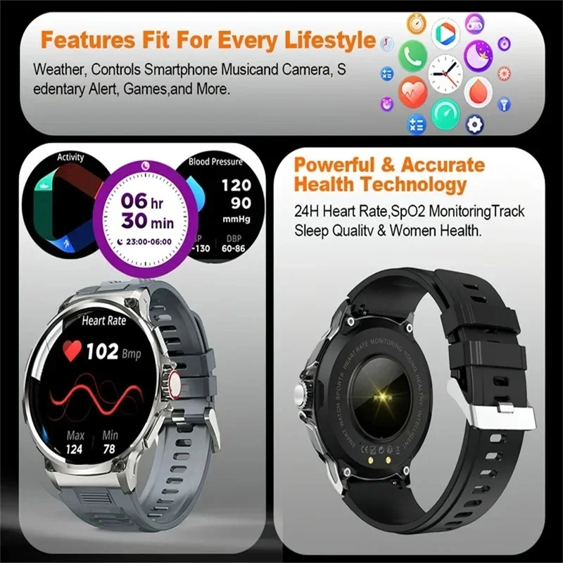 Hot Men Smart Watch 710mAh Out - Outdoor Adventure Zone 评论和价格