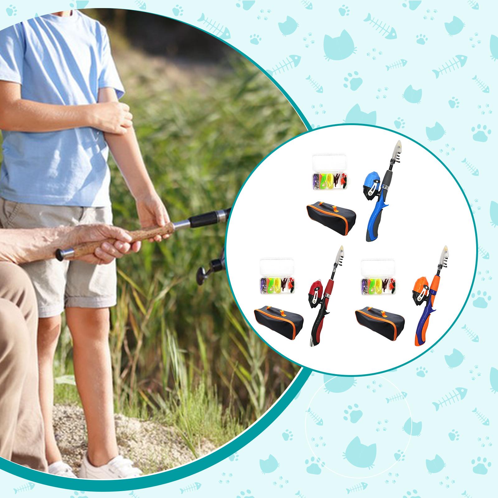 Mini Kids Fishing Rod Kit Port - Outdoor Adventure Kit For Kids 评论和价格