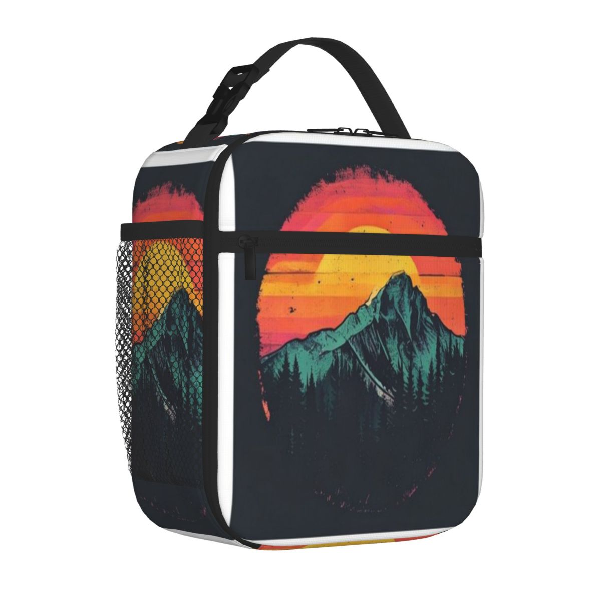 Hot Sale Retro Sunset Mountain - Outdoor Adventure Quilt 评论和价格