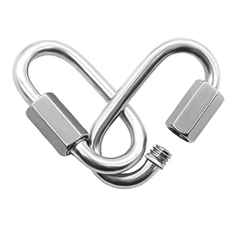 ABJS 12 Pack Quick Link 5/32 I - Carabiner Locking D 评论和价格