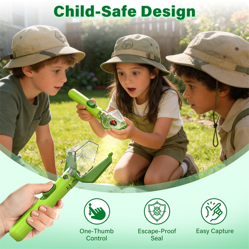 Kids Bug Catcher With 6X Magni - Outdoor Adventure Kit For Kids 评论和价格